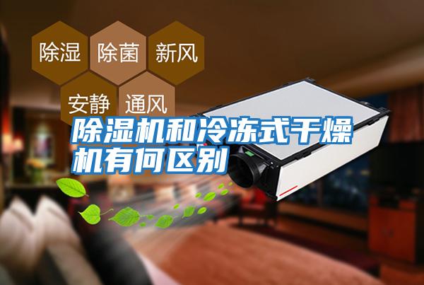 除濕機和冷凍式干燥機有何區別