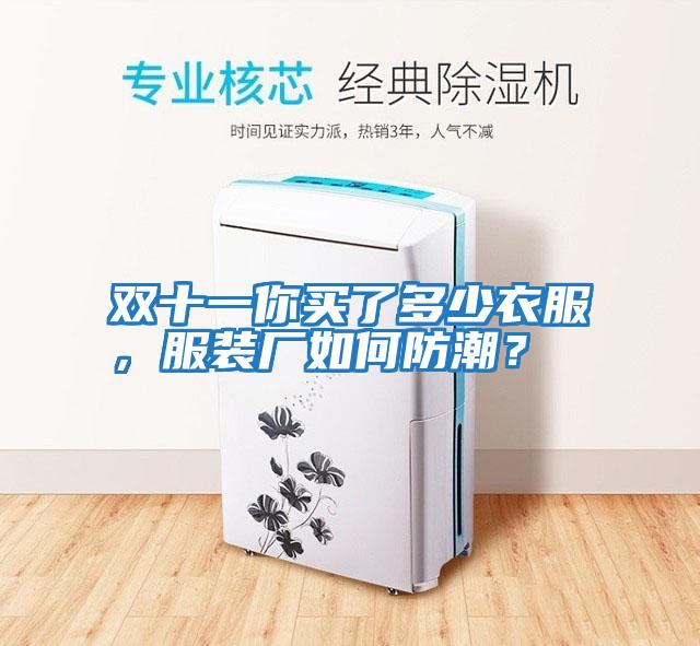 雙十一你買了多少衣服，服裝廠如何防潮？