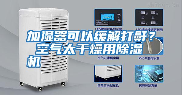 加濕器可以緩解打鼾？ 空氣太干燥用除濕機