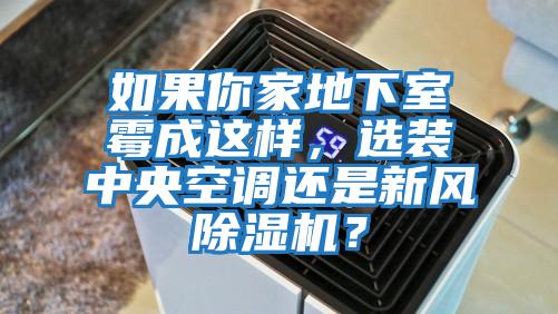 如果你家地下室霉成這樣，選裝中央空調(diào)還是新風除濕機？