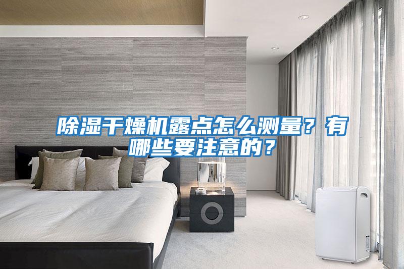 除濕干燥機露點怎么測量？有哪些要注意的？