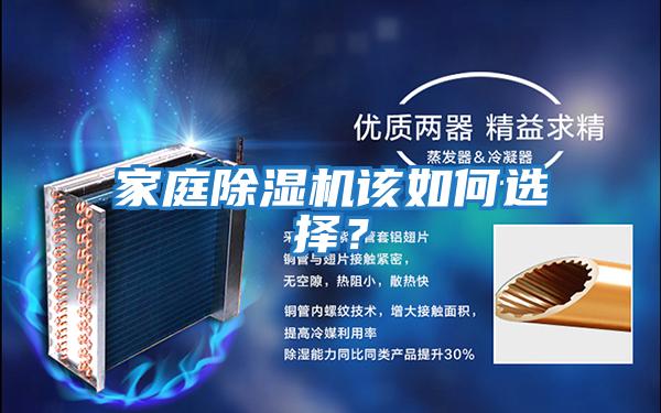 家庭除濕機該如何選擇?