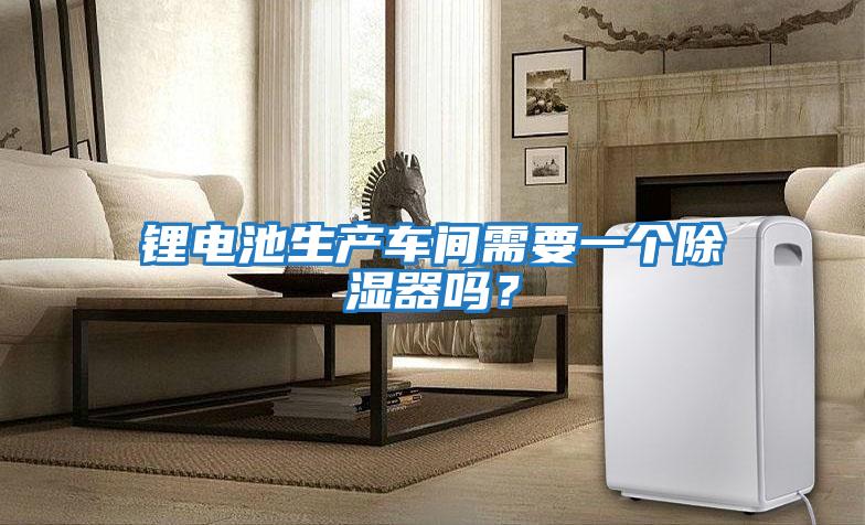 鋰電池生產(chǎn)車間需要一個除濕器嗎？