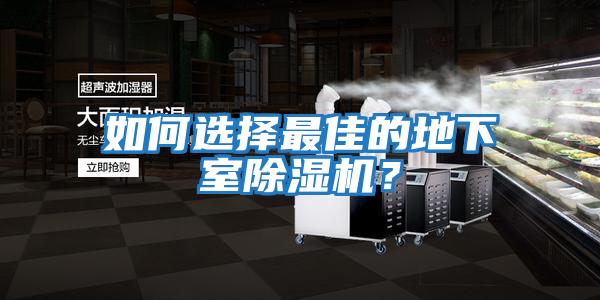 如何選擇最佳的地下室除濕機？