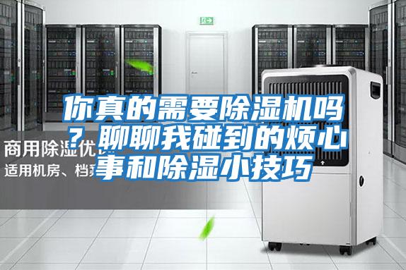 你真的需要除濕機嗎？聊聊我碰到的煩心事和除濕小技巧