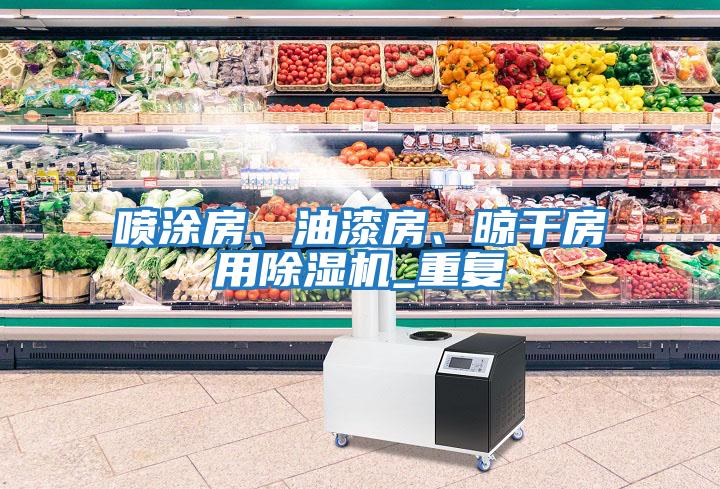 噴涂房、油漆房、晾干房用除濕機_重復