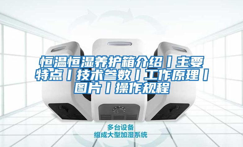 恒溫恒濕養(yǎng)護(hù)箱介紹丨主要特點丨技術(shù)參數(shù)丨工作原理丨圖片丨操作規(guī)程