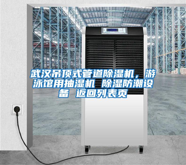 武漢吊頂式管道除濕機(jī)，游泳館用抽濕機(jī) 除濕防潮設(shè)備 返回列表頁(yè)