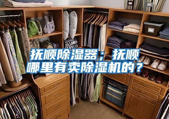 撫順除濕器；撫順哪里有賣除濕機的？