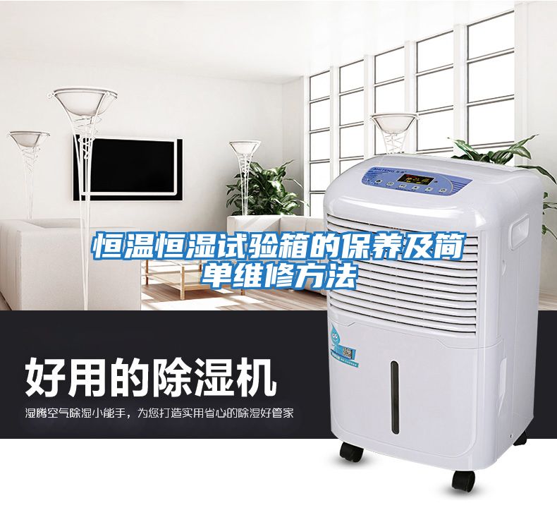 恒溫恒濕試驗箱的保養及簡單維修方法