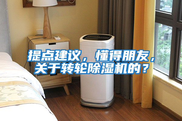 提點建議，懂得朋友，關(guān)于轉(zhuǎn)輪除濕機的？