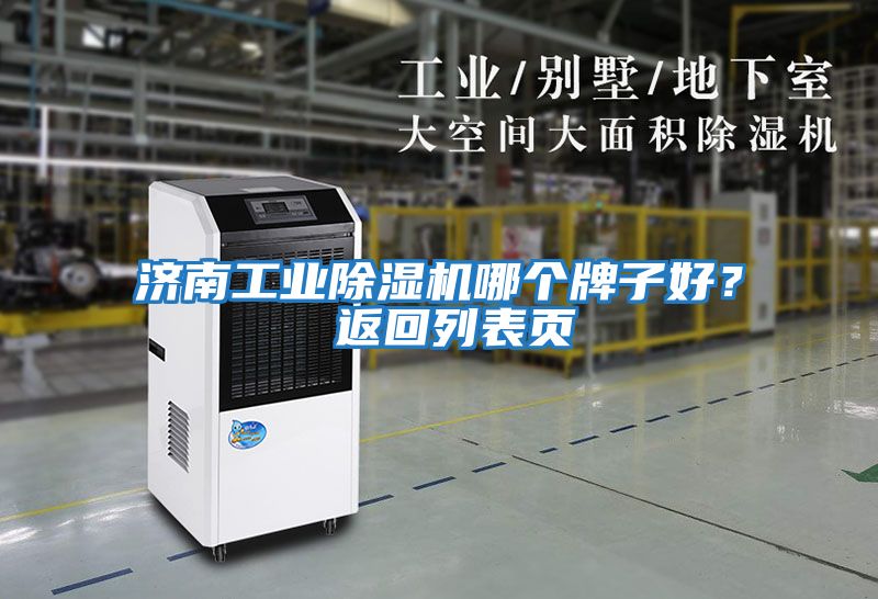 濟南工業(yè)除濕機哪個牌子好？ 返回列表頁