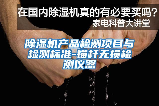 除濕機(jī)產(chǎn)品檢測項目與檢測標(biāo)準(zhǔn)-錨桿無損檢測儀器