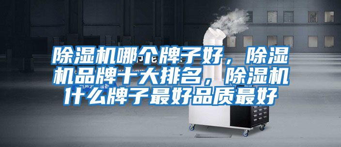 除濕機哪個牌子好，除濕機品牌十大排名，除濕機什么牌子最好品質最好