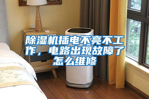 除濕機插電不亮不工作，電路出現故障了怎么維修