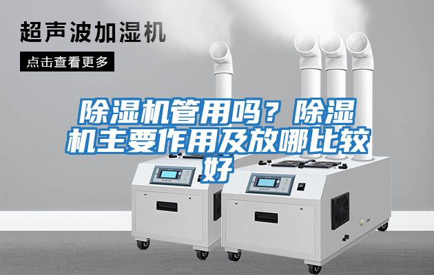 除濕機管用嗎？除濕機主要作用及放哪比較好