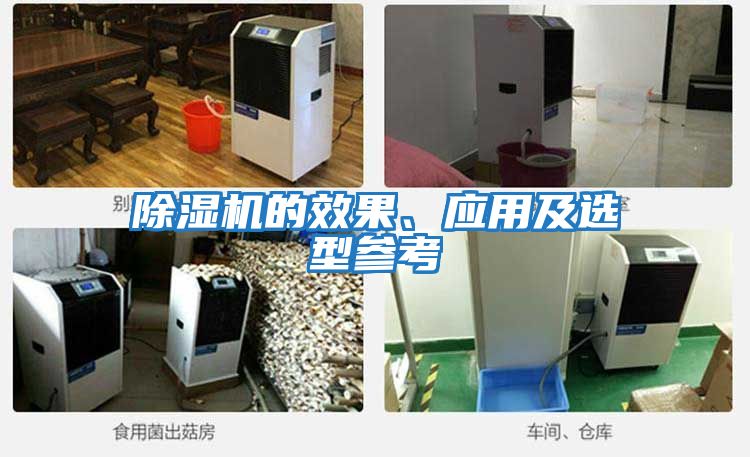 除濕機的效果、應(yīng)用及選型參考