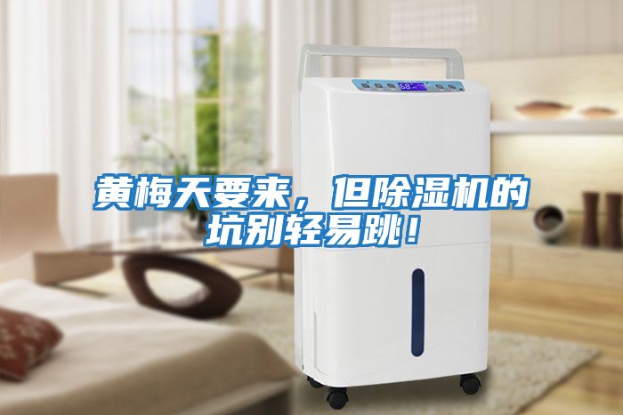 黃梅天要來，但除濕機的坑別輕易跳！