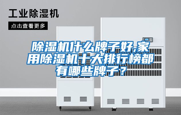 除濕機什么牌子好,家用除濕機十大排行榜都有哪些牌子？